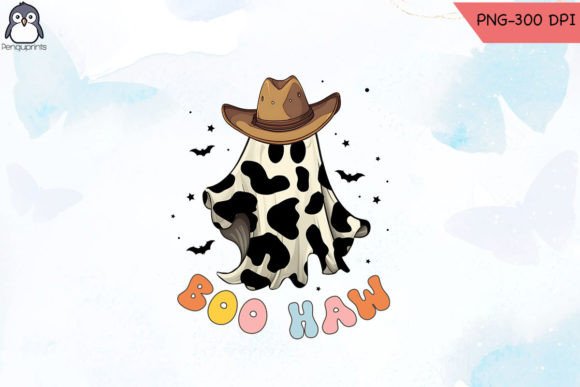 Boo Haw Cute Ghost Western Sublimation Review