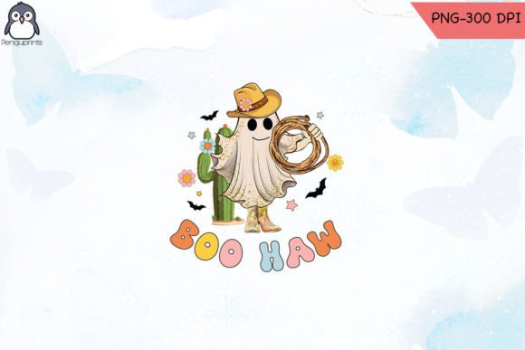 Boo Haw Western Halloween PNG Review
