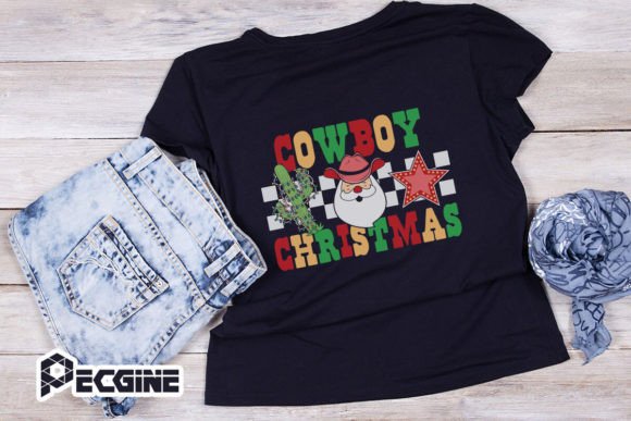 Cowboy Christmas Howdy Santa Claus Design Review