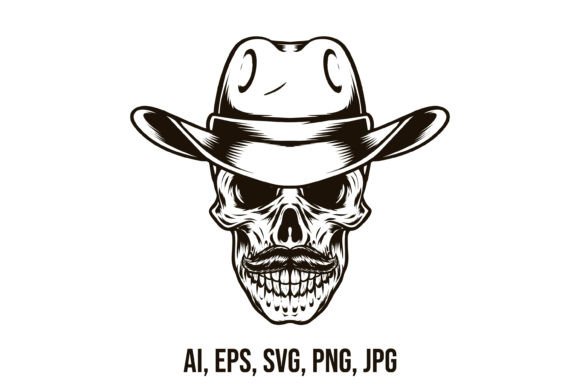Cowboy Hat and Skull Illustration Review