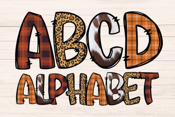 Happy Fall Western Doodle Alphabet Review