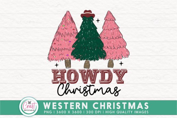 Howdy Christmas PNG Western Christmas
