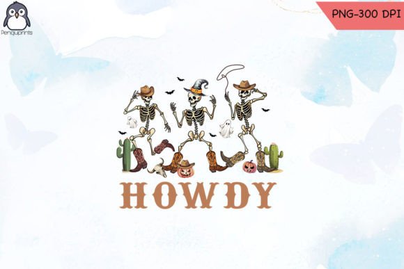 Howdy Skeleton Western PNG Review