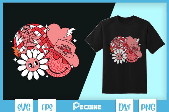 Retro Western Valentine Design Review