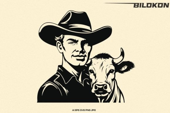 Review: CowBoy and Cow Embroidery Design