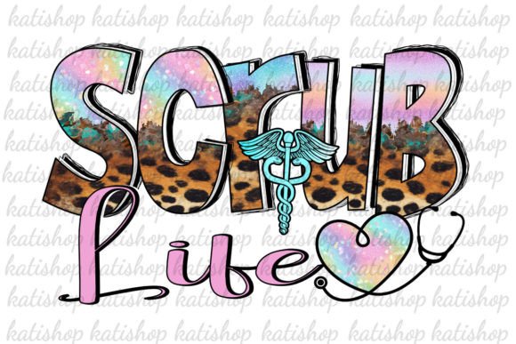 Scrubs Life Glitter Western Sublimation Review