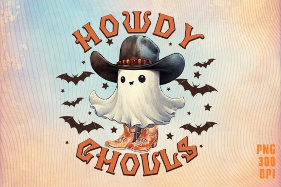 Western Howdy Ghouls Halloween T-Shirt