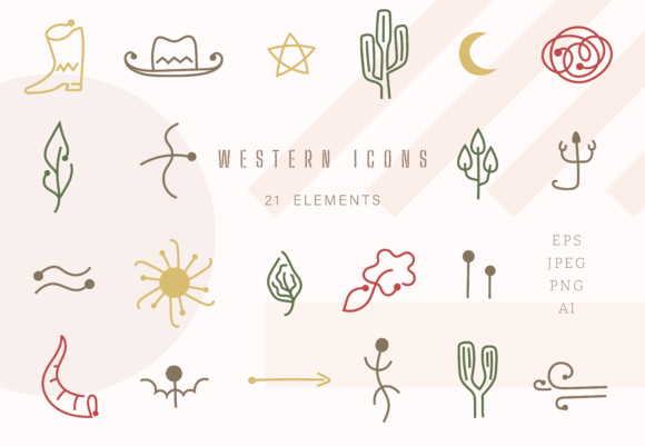 Western Line Elements PNG Clipart Review