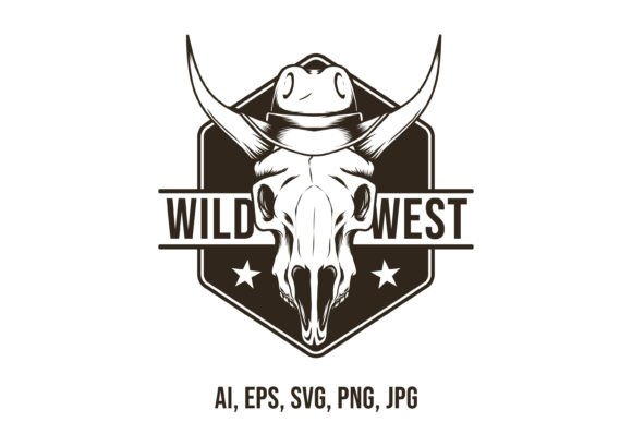 Wild West Logo with Skull Embroidery Review